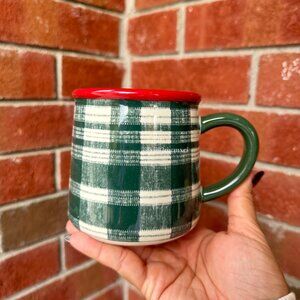 TARGET HEARTH & HAND WITH MAGNOLIA HOLIDAY PLAID MUG 1CT